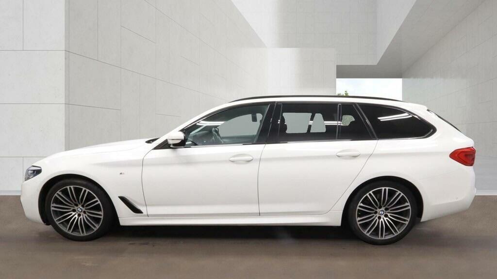 BMW 5 Series Se Blue #8