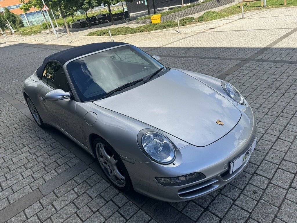 Porsche 911 Convertible Silver #26