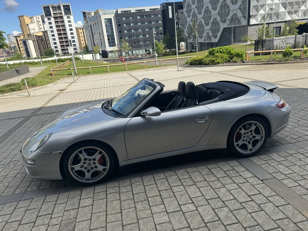 Porsche 911 Convertible Silver #34