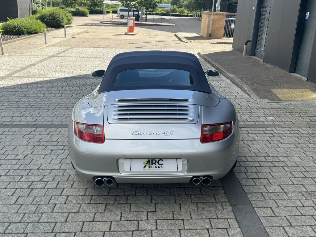 Porsche 911 Convertible Silver #7
