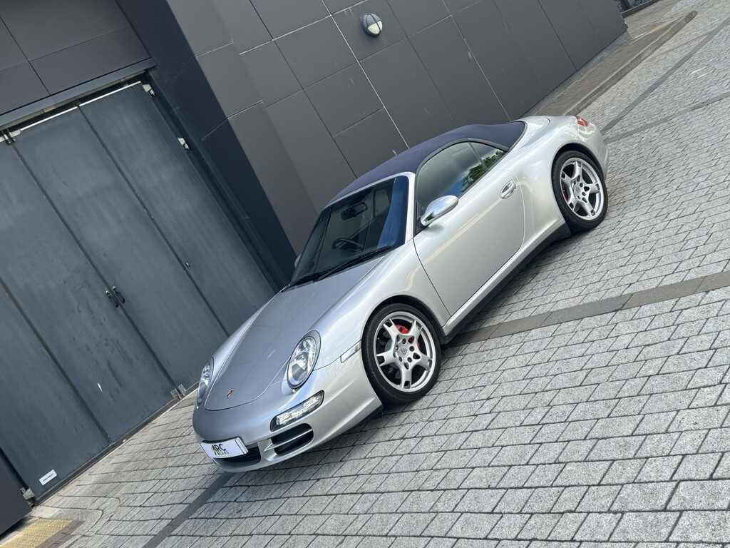 Porsche 911 Convertible Silver #10