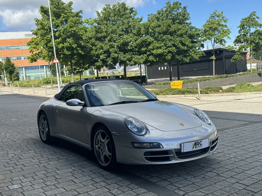 Porsche 911 Convertible Silver #24