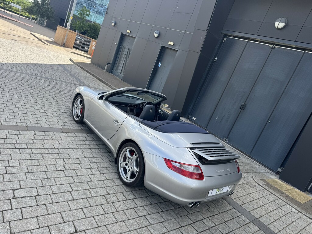Porsche 911 Convertible Silver #9