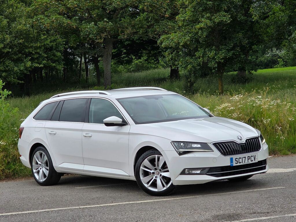 Skoda Superb 2.0 Tdi Se L Executive Estate Eu White