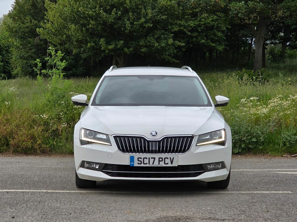 Skoda Superb 2.0 Tdi Se L Executive Estate Eu White #2