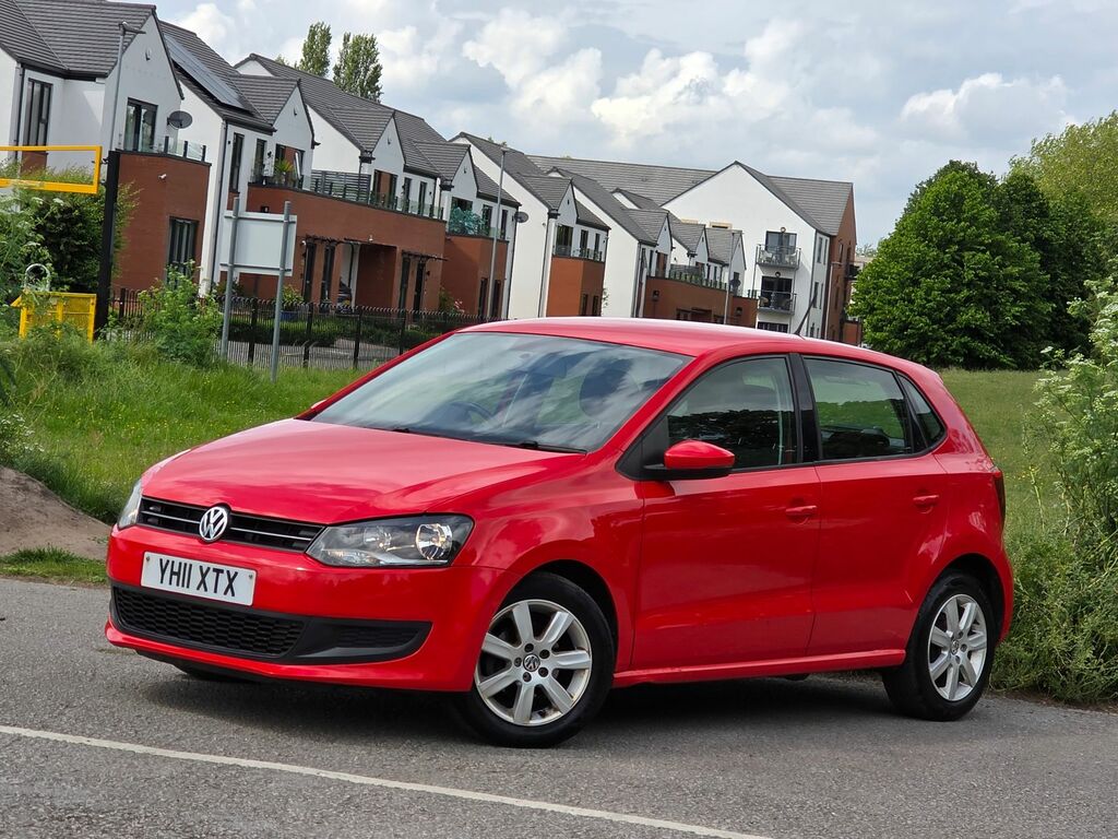 Volkswagen Polo 1.4 Se Hatchback Euro 5 85 Ps YH11XTX Red #3