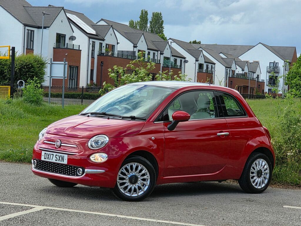Fiat 500 1.2 Lounge Hatchback Euro 6 Ss DX17SXN Red #3