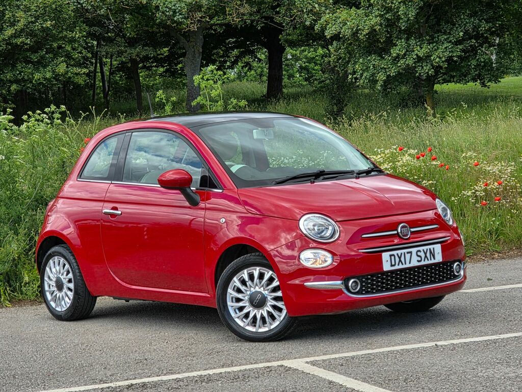 Fiat 500 1.2 Lounge Hatchback Euro 6 Ss Red