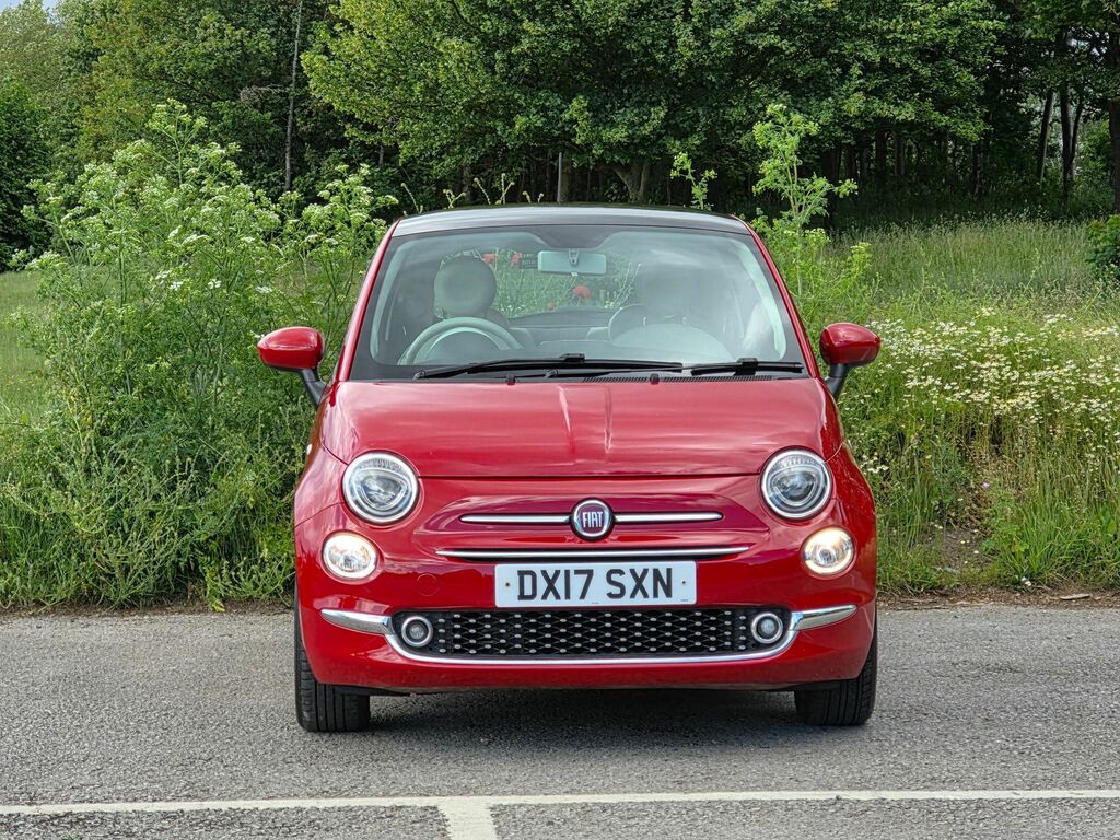 Fiat 500 1.2 Lounge Hatchback Euro 6 Ss DX17SXN Red #2