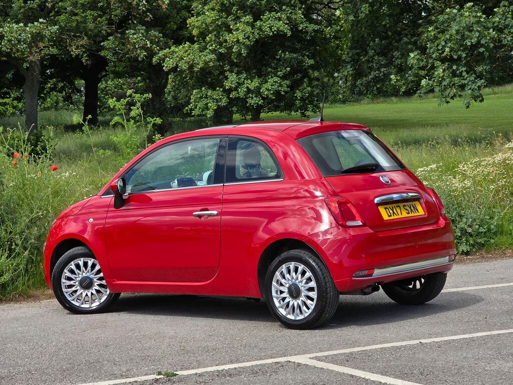 Fiat 500 1.2 Lounge Hatchback Euro 6 Ss DX17SXN Red #5