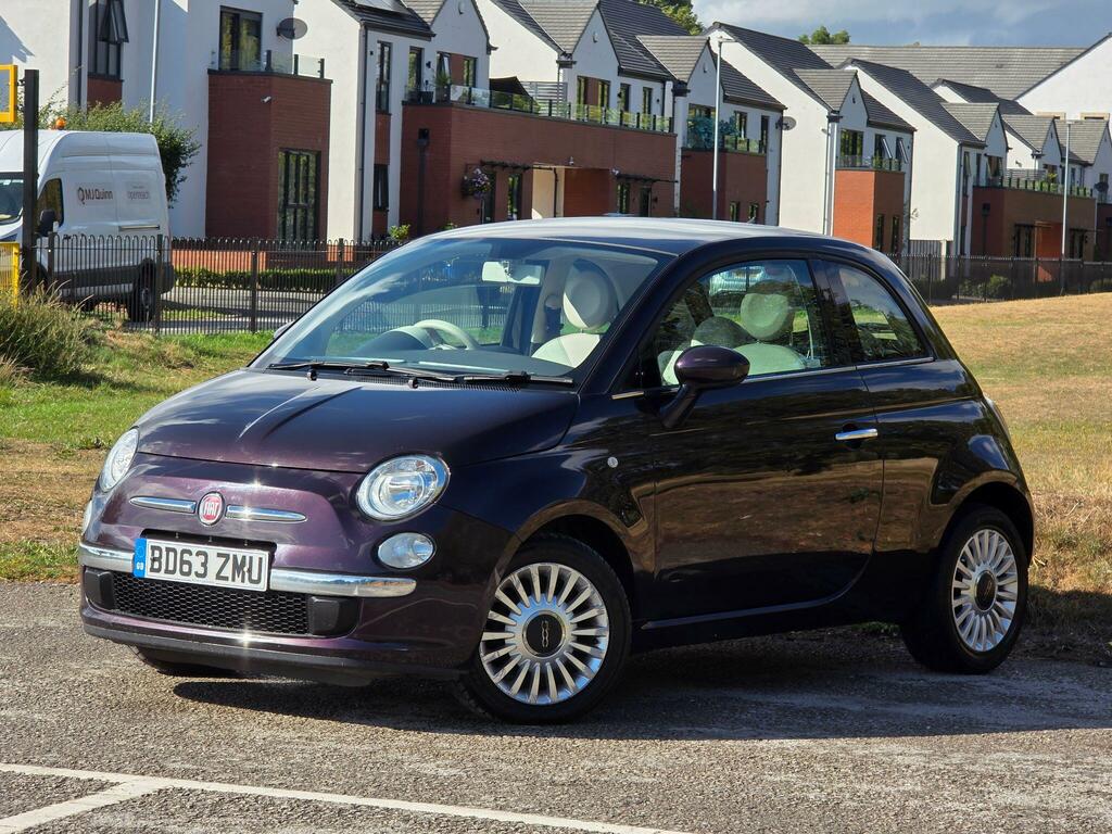 Fiat 500 1.2 Lounge Euro 6 Ss BD63ZMU Purple #3