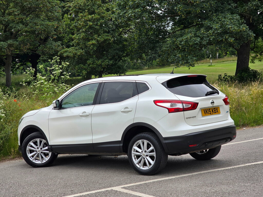 Nissan Qashqai 1.5 Dci Acenta 2Wd Euro 5 Ss VK15KBX White #5