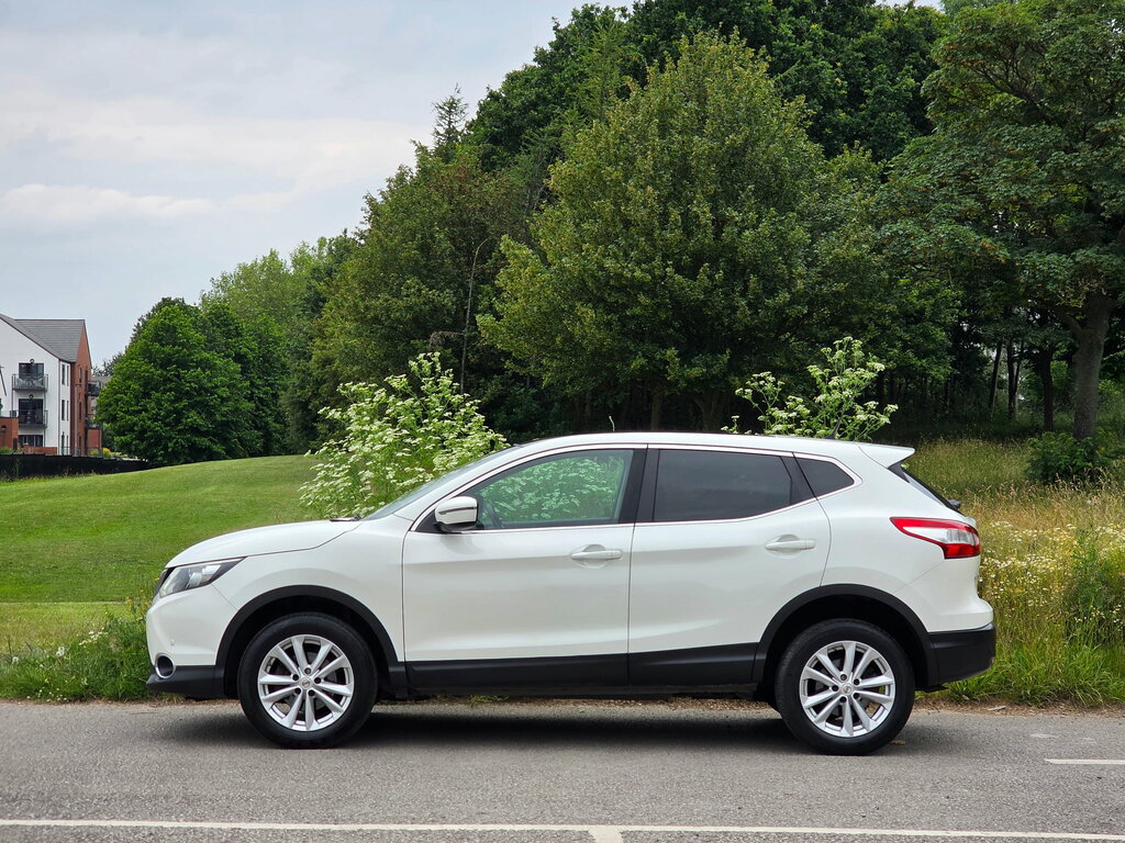 Nissan Qashqai 1.5 Dci Acenta 2Wd Euro 5 Ss VK15KBX White #4