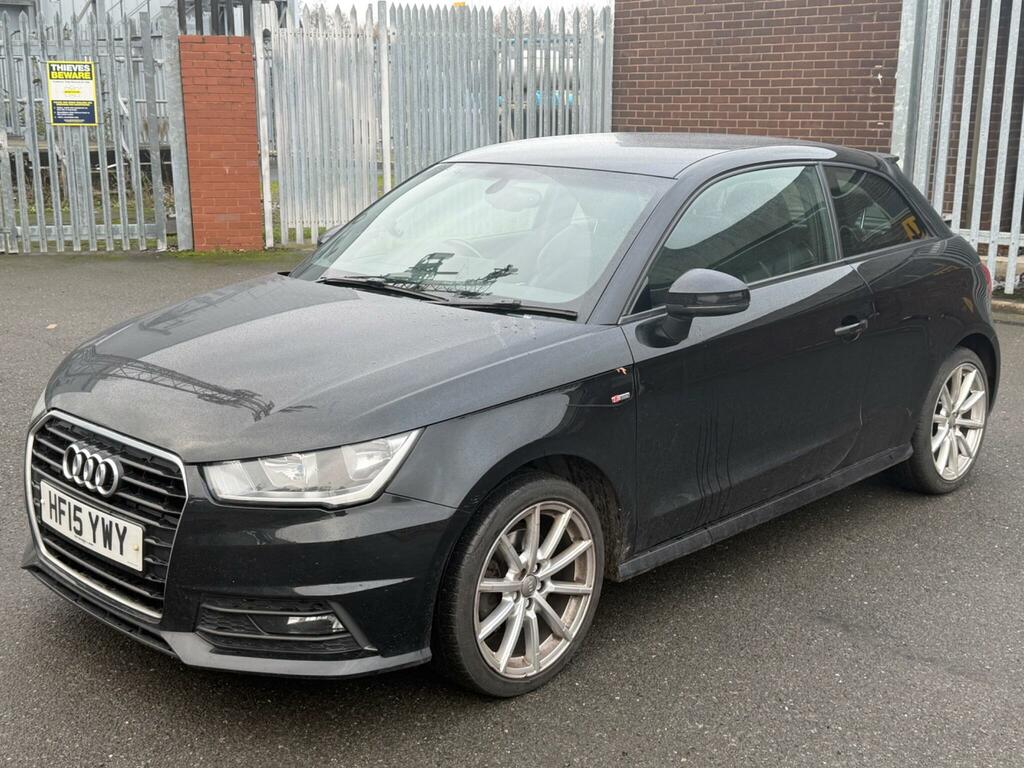 Audi A1 1.4 Tfsi S Line Euro 6 Ss HF15YWY Black #3
