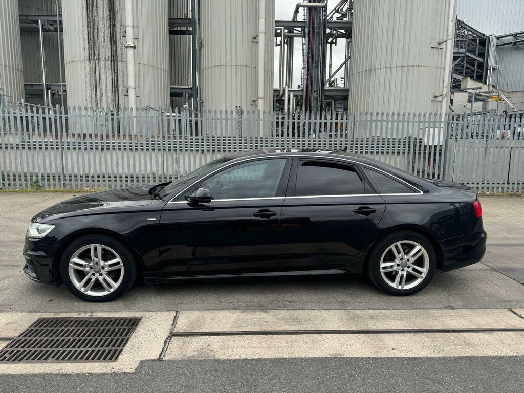 Audi A6 Saloon S Line Black #3