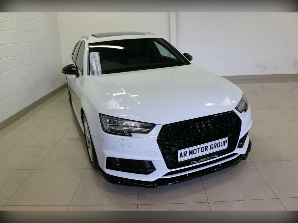 Audi A4 Avant 2.0 Tfsi S Line S Tronic Quattro Euro 6 Ss White #2