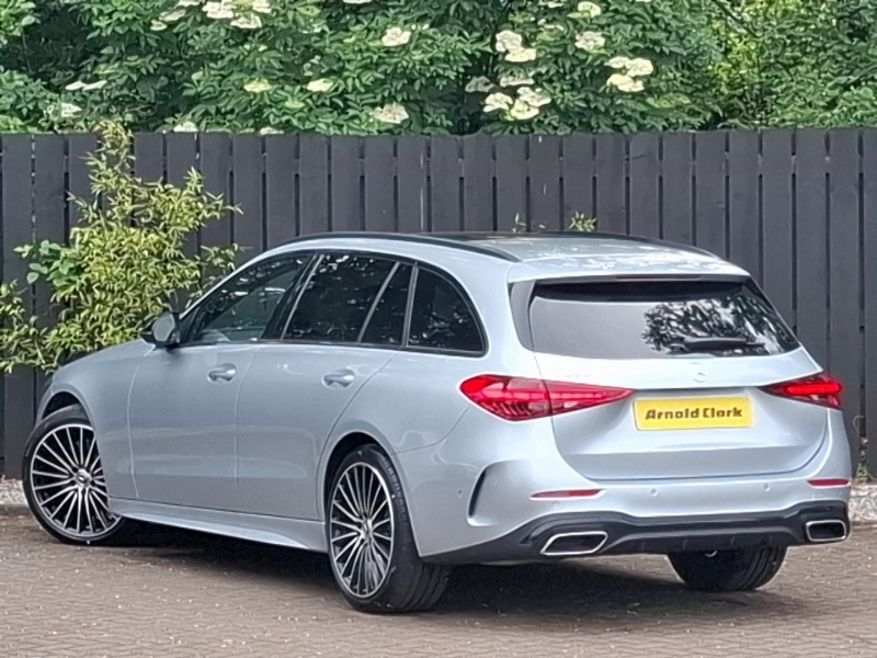 Mercedes-Benz C Class C200 Amg Line Premium Plus 9G-tronic Silver #2
