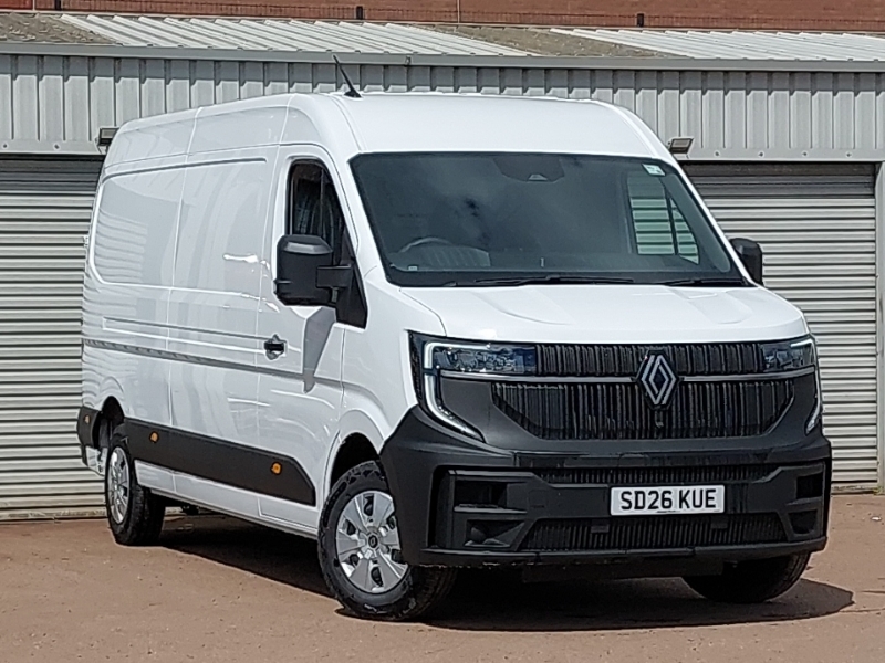 Renault Master Lm35 Blue Dci 150 Advance Medium Roof Van White