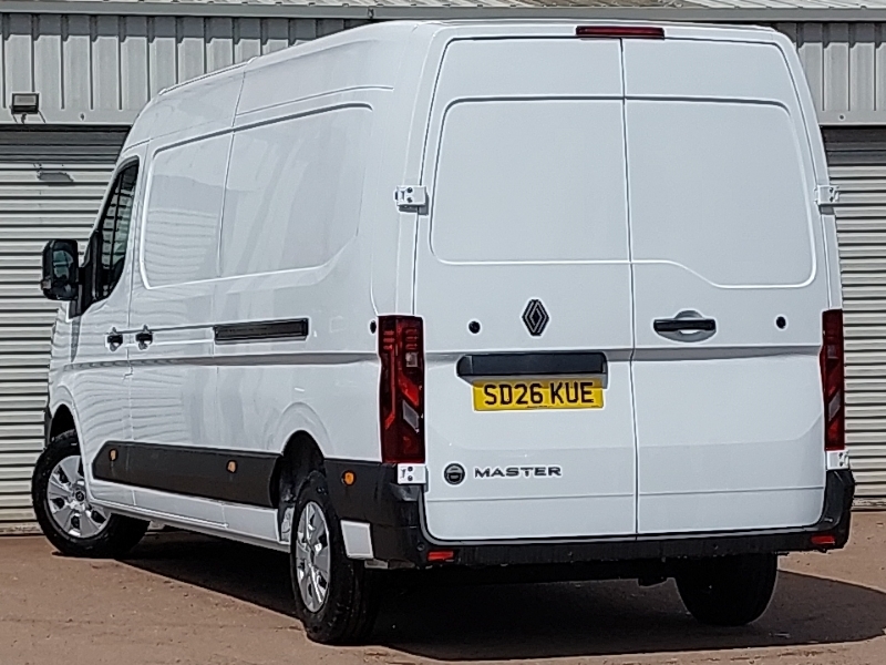 Renault Master Lm35 Blue Dci 150 Advance Medium Roof Van White #2