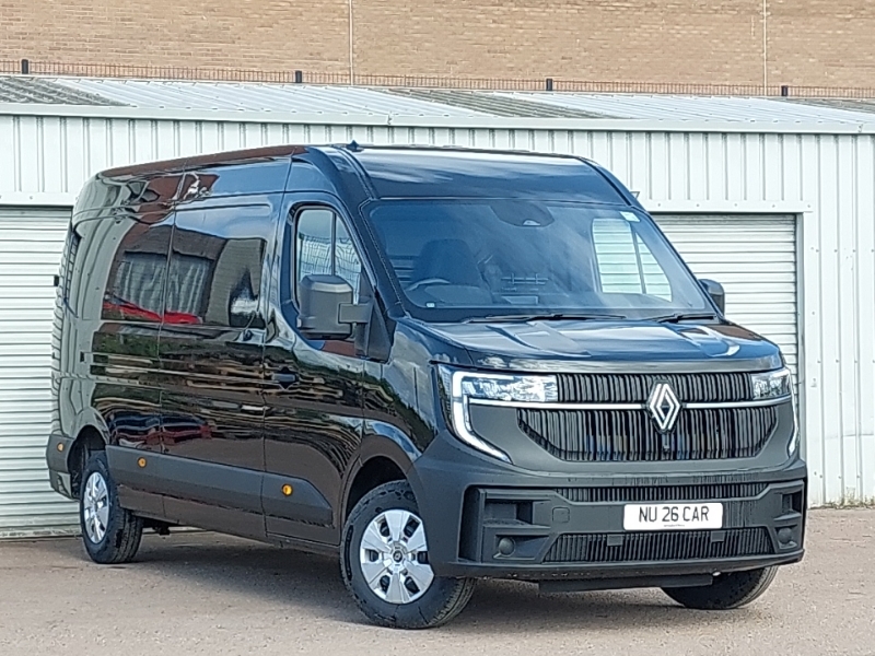 Renault Master Lm35 Blue Dci 130 Advance Medium Roof Van Black