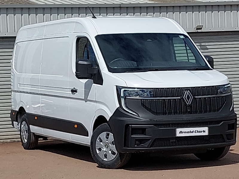 Renault Master Lm35 Blue Dci 150 Advance Medium Roof Van White