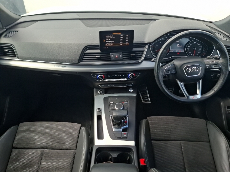 Audi Q5 2.0 Tdi Quattro S Line S Tronic GY67YXD White #3