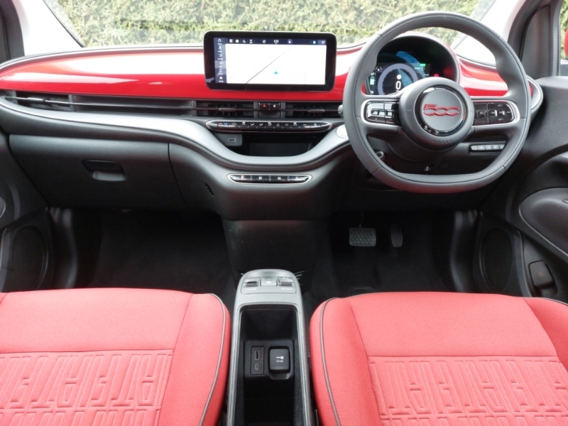 Fiat 500 87Kw Red 42Kwh Grey #3