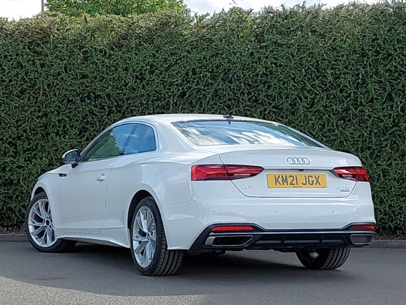 Audi A5 40 Tdi 204 Quattro Sport S Tronic KM21JGX White #2