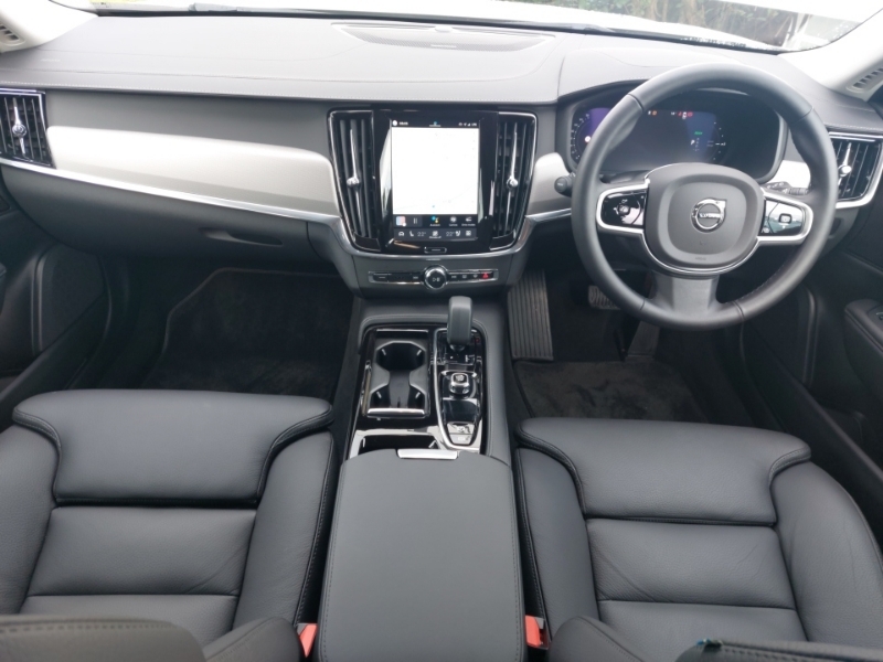 Volvo V90 2.0 T6 350 Phev Plus Dark Awd SM25NVJ Silver #3