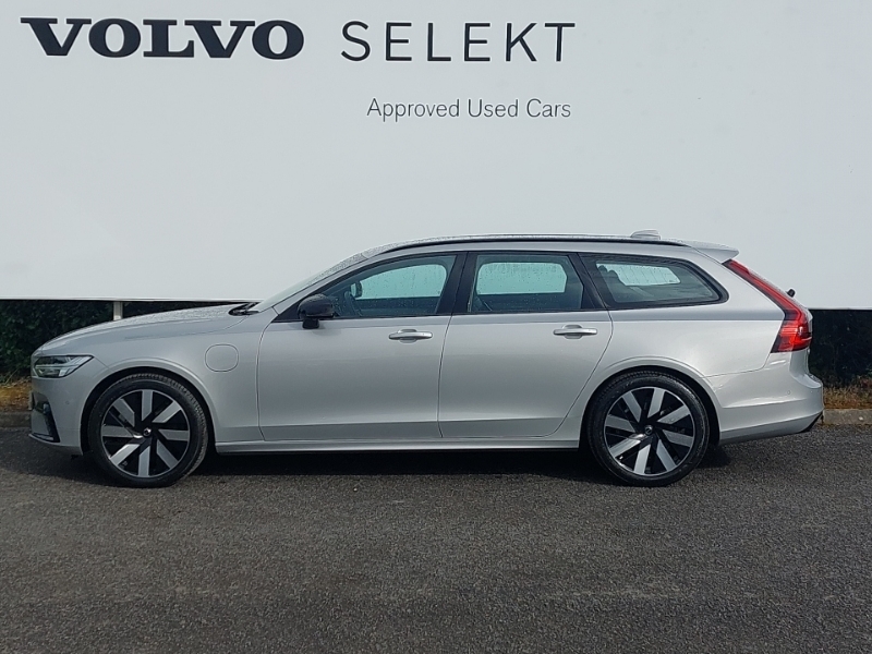 Volvo V90 2.0 T6 350 Phev Plus Dark Awd SM25NVJ Silver #4