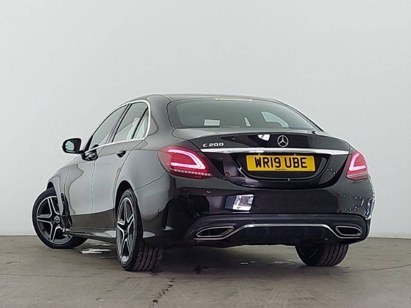 Mercedes-Benz C Class C200 Amg Line Premium 9G-tronic WR19UBE Black #2