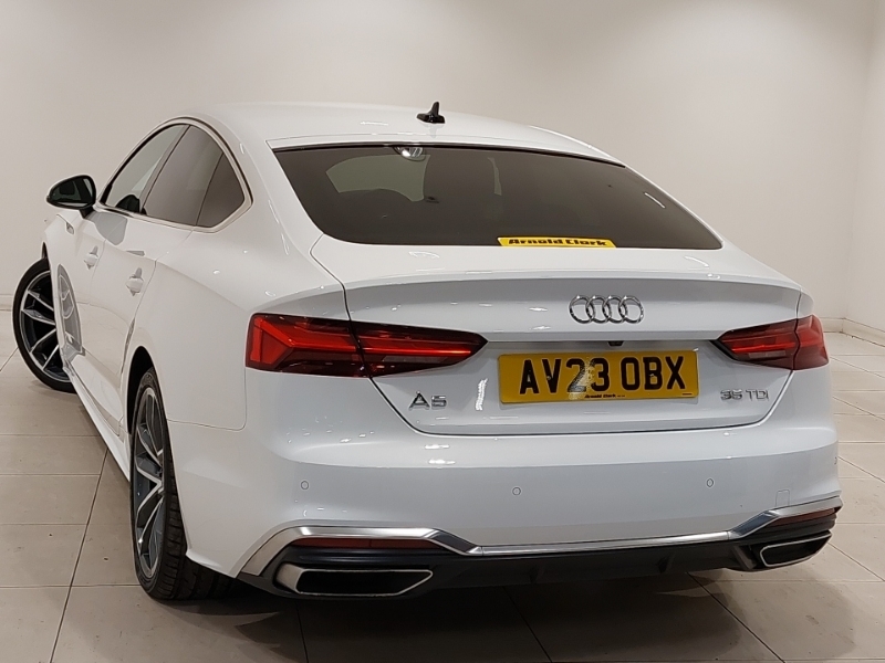 Audi A5 35 Tdi S Line S Tronic AV23OBX White #2
