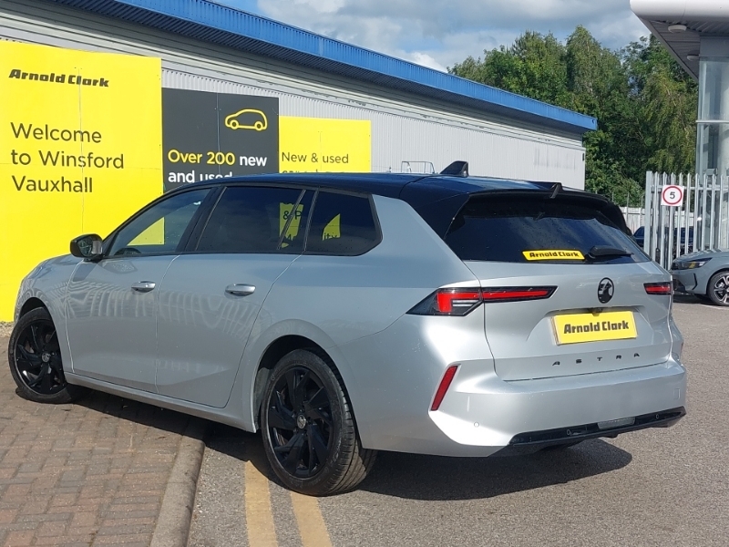 Vauxhall Astra 1.2 Turbo 130 Gs CF73KMO Silver #2