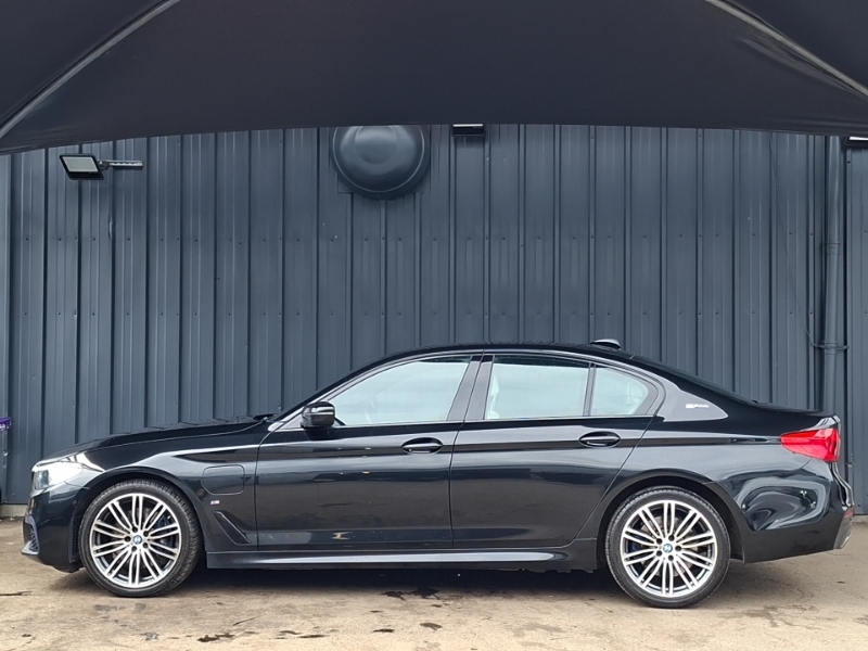 BMW 5 Series 530E M Sport MX19OTT Black #4