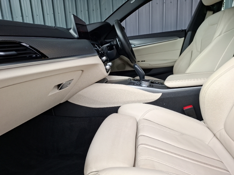 BMW 5 Series 530E M Sport MX19OTT Black #5