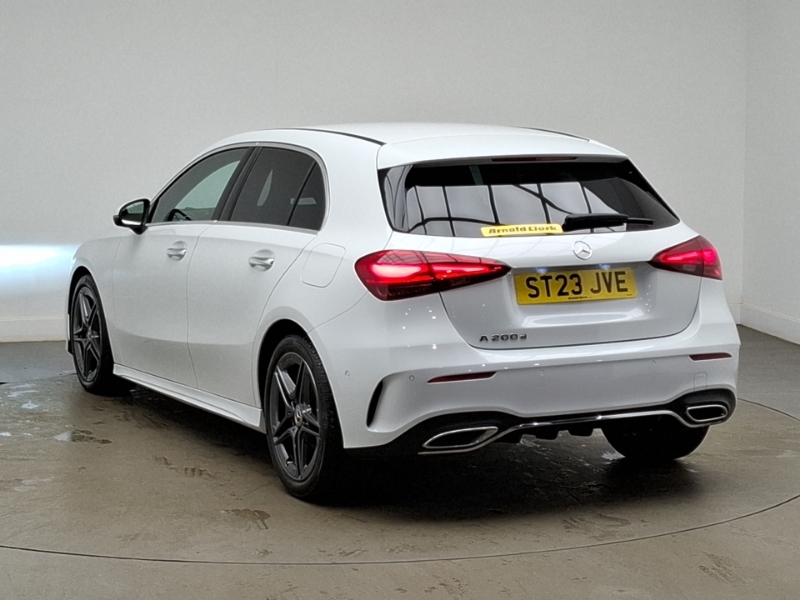 Mercedes-Benz A Class A200d Amg Line Executive ST23JVE White #2