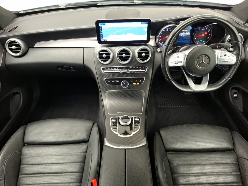 Mercedes-Benz C Class C200 Amg Line Edition 9G-tronic OE21ZHW Black #3