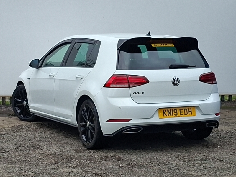 Volkswagen Golf 2.0 Tdi R-line Dsg KN19EDH White #2