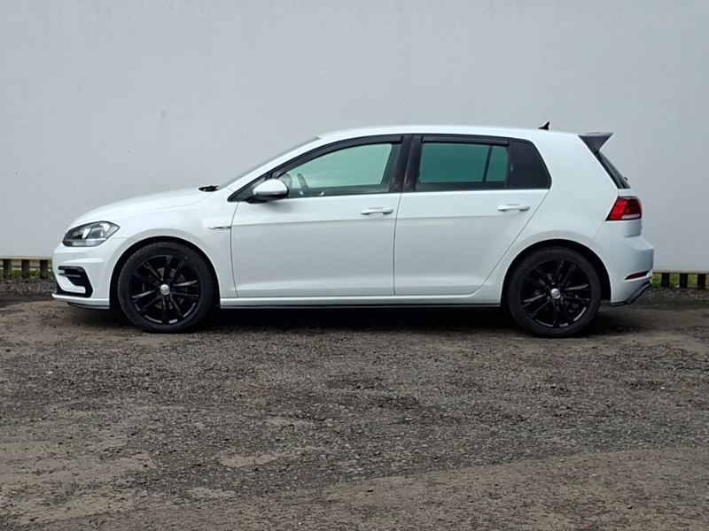 Volkswagen Golf 2.0 Tdi R-line Dsg KN19EDH White #4