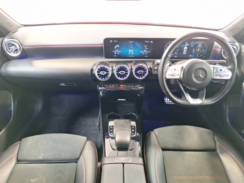 Mercedes-Benz A Class A180d Amg Line Premium YX19KWT Red #3