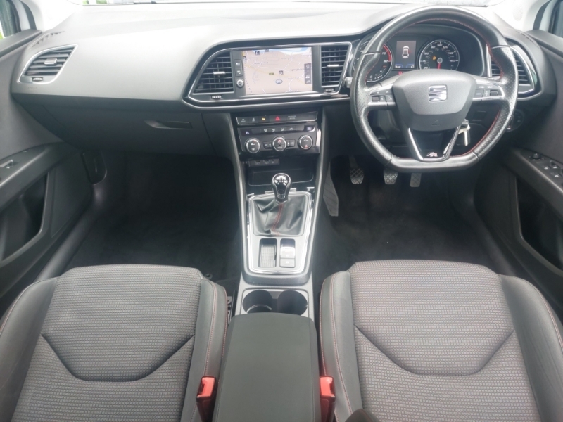 Seat Leon 1.5 Tsi Evo Fr Ez YB68HCN White #3