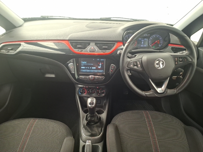Vauxhall Corsa 1.4 Sri Vx-line Nav Black SA68DWN White #3