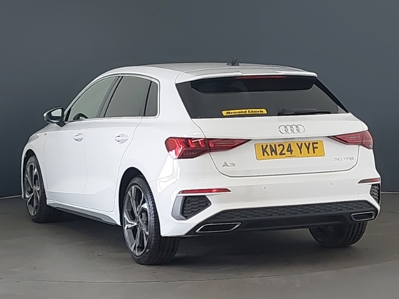 Audi A3 30 Tfsi S Line KN24YYF White #2
