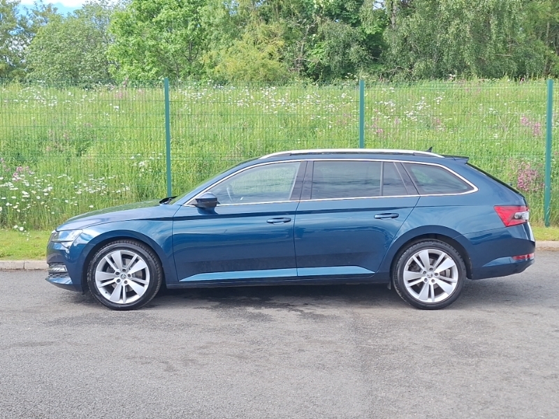 Skoda Superb 2.0 Tdi Cr Se L Dsg KN20XPG Blue #4