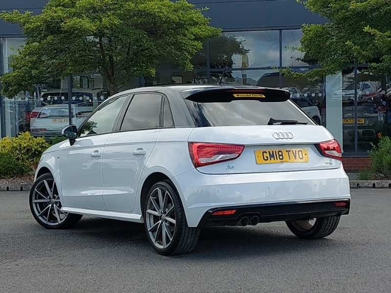 Audi A1 1.4 Tfsi 125 Black Edition Nav S Tronic GM18TVO White #2