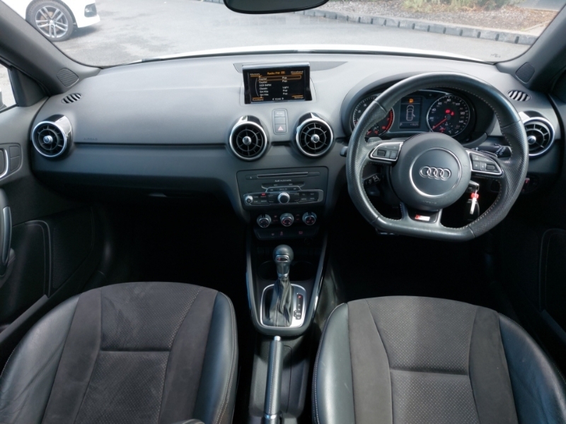 Audi A1 1.4 Tfsi 125 Black Edition Nav S Tronic GM18TVO White #3