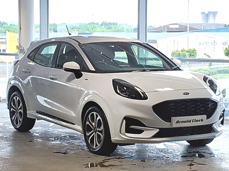 Ford Puma 1.0 Ecoboost Hybrid Mhev 155 St-line White