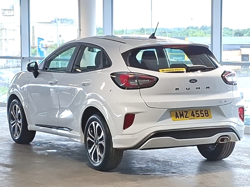 Ford Puma 1.0 Ecoboost Hybrid Mhev 155 St-line AMZ4558 White #2