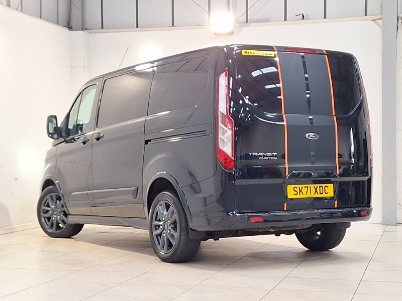 Ford Transit Custom 2.0 Ecoblue 185Ps Low Roof Sport Van SK71XDC Black #2