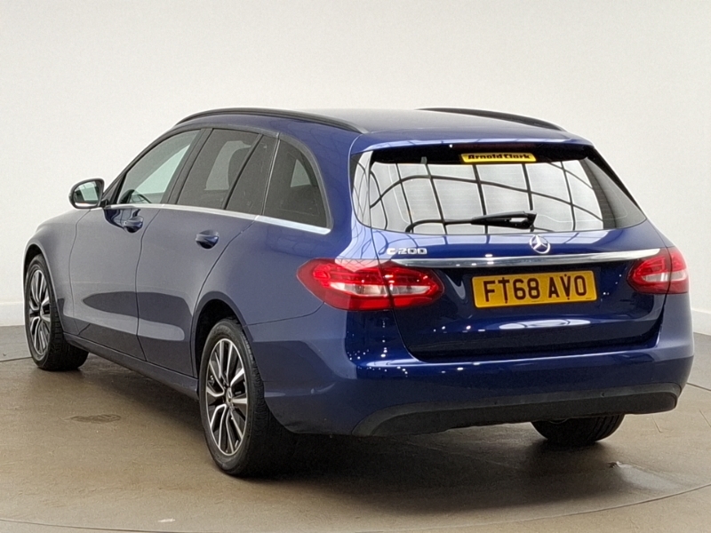 Mercedes-Benz C Class C200 Se 9G-tronic FT68AVO Blue #2